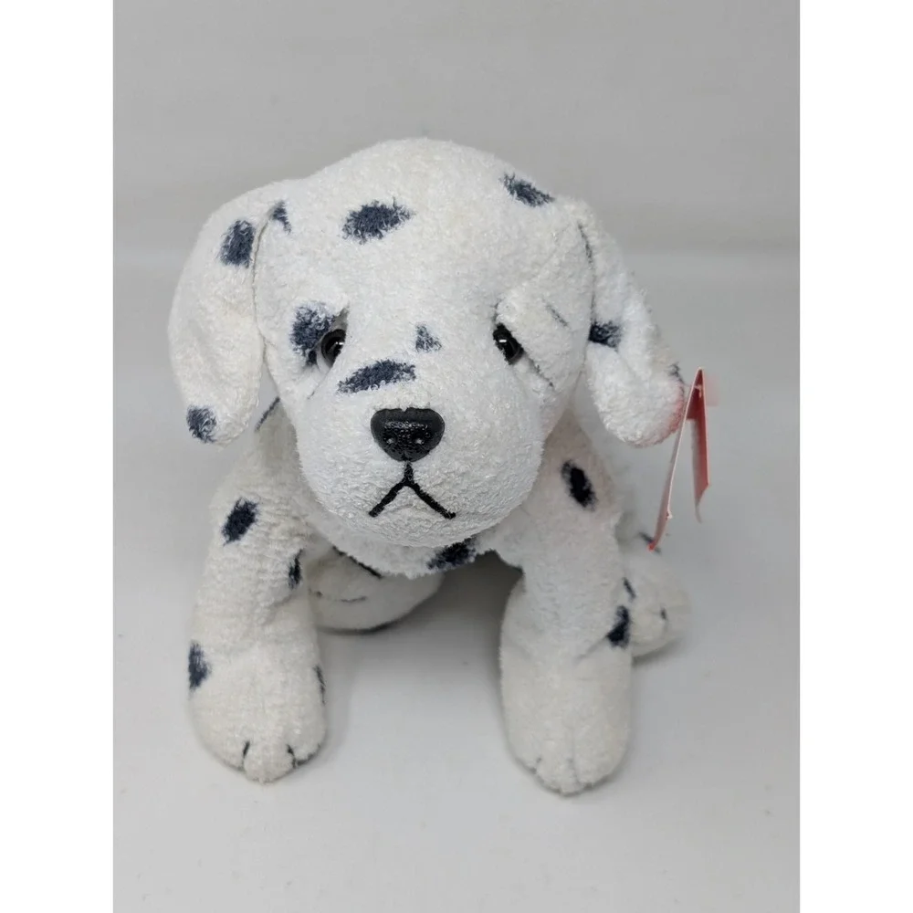 Vintage Russ‎ Berrie Luv Pet Dottie Dalmatian Dog Puppy Sad Eyes New With Tags